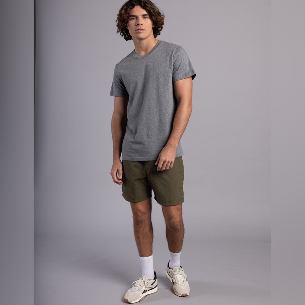 RSQ nylon Green navy Shorts Comfortable Fit - Picture 4 of 16